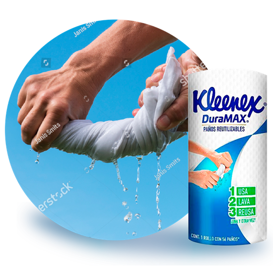 Paños Reutilizables Kleenex® Duramax®